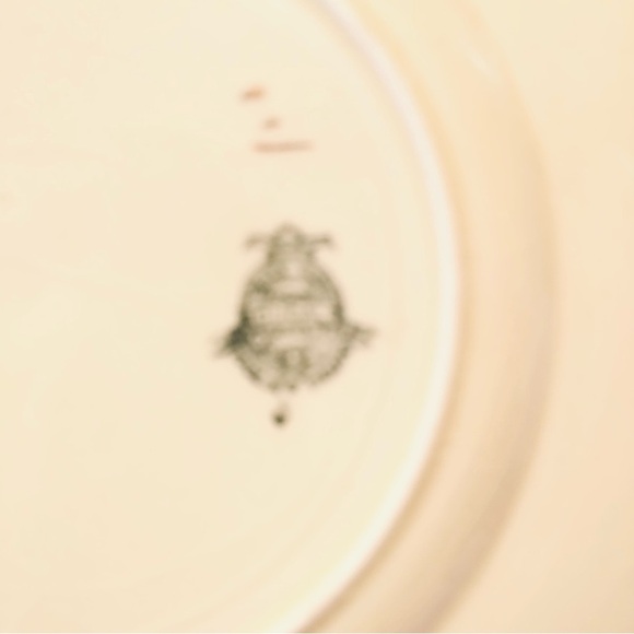 Crown Ducal Florentine Dinner Plate with Fruit Pattern - - Picture 5 of 6
